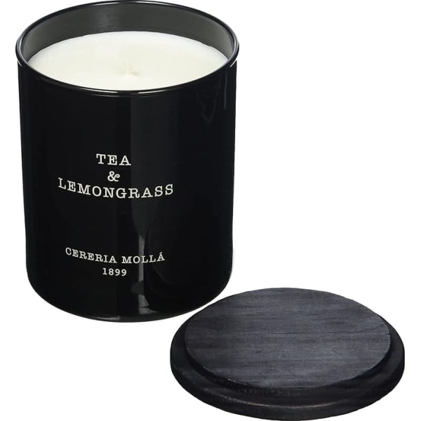 Cerería Mollá Candle, Glas, Weiß, 8 cm, 250g