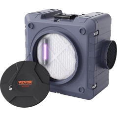 VEVOR Air Purifier with 3 Stage Stackable Negative Air Machine with 800 CFM
