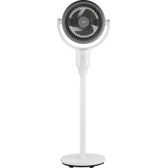 Beko - EFS7000CW - 2-in-1 Floor and Desk Fan, 30 W, 4 Speed Settings, Adjustable Height and Tilt - White, 35 x 30 x 108 cm