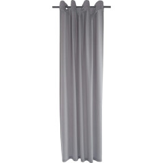 Homing Opaque Curtain with Eyelets Light Grey (Pack of 1) 245 x 140 cm (H x W) 5638-07