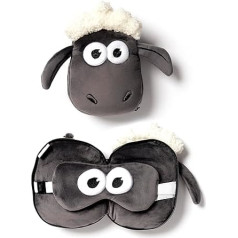 Travel Pillow with Mask Relaxeazzz - Shaun Life of a Sheep