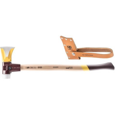 HALDER - Splitting Axe with Wedge Bars, Malleable Cast Iron Housing and Hickory Handle | D = 50 mm | 3007.751