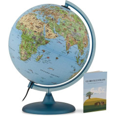 Tecnodidattica 0325sasaitkbbgd6 – Globe Safari with Book, 25 cm