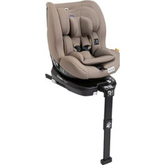 Chicco Seat3Fit i-Size Isofix 360° Swivel and Tilt, 0-25kg (40-125cm), Group 0/1/2, from 0 to 7 Years, with Back Cushion, Adjustable Headrest with Side Protectors