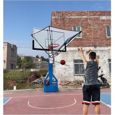 JMOZHCD Um 180° drehbare hängende Basketball-Rückwand-Netzbefestigung, abnehmbare Basketball-Erholungsausrüstung, Schießtrainingsübungen