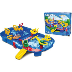 Aquaplay 8700001516 “Lock Box” 25-Piece Canal Set