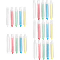 EXCEART 25 Stk farbige Kreide Kreidetafel für Kinder löschbare Kreiden feste Kreide Tafelkreide sidewalk chalk kreidestifte Outdoor-Kreide für Kinder Haushalt Kinderkreide ，