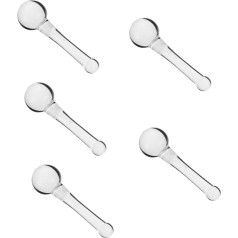 NUOBESTY 5 x Grinding Pestle Manual Grinding Rod Grinding Devices for Artists Tempera Sanding Tool Watercolour Oil Pigment Muller Colour Grinding Pestle Crushing Pistill for Mineral Pigments Glass