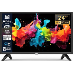 RCA TV 24 Inch TV (60 cm) HD Ready Triple Tuner (DVB-T/T2-C-S/S2) USB Media Player HDMI CI/CI+ Hotel Mode (2024)