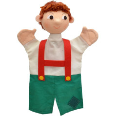 Hansel Fairy Tale Figure Hand Puppet 28 cm, Ideal for Puppet Theatre and Role Play, for Children, Baby, Boys, Girls