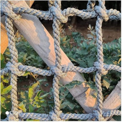 ININOSNP Kletternetz, Gartenkletter-Frachtnetz, tragbares Netz for Spielgeräte im Innen- und Außenbereich(2 * 4m(6.6 * 12.12ft))