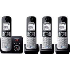 Panasonic KX-TG6824EB - KX-TG6824EB LCD 1.8'' 120 stations Three Additional Handsets