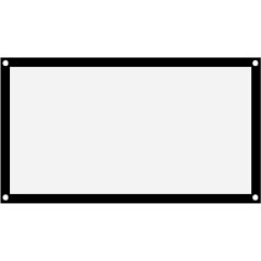 Projector Screen Projector Screen Roller Blind Projector Screen 50 16:9 Thick Portable Wrinkle-Free Soft White Polyester Projector Curtain Projection Screen 40 Inches (40 Inches)