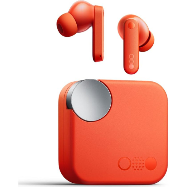 CMF by Nothing Buds Wireless Earbuds with 42dB ANC, Transparency Mode, Ultra Bass Technology 2.0, Dirac HD Audio, IP54 Dust and Water Resistance and Dual Device Connection - Orange