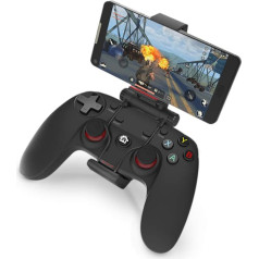 Gamepad Wireless Bluetooth / 2.4 GHz / Wired with Clip for Smartphone Compatible with PC, PS3 and Android