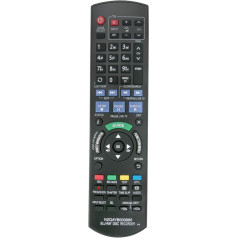 VINABTY N2QAYB000986 Replacement Remote Control for Panasonic DMR-BCT940 Dmr-bst940 Dmr-bct845 Dmr-bct745 Dmr-bst740 Dmr-bst845 Dmr-bct745 Blu-ray Disc Recorder Recor