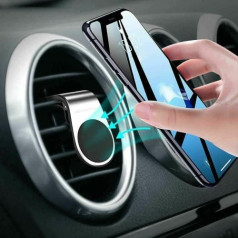 AA Car Mobile Phone Holder Magnetic Car Ventilation Holder with Adjustable 360° Rotation for Car Dashboard Windscreen Super Strongest Magnets & Stable Compatible with iPhone Samsung Huawei
