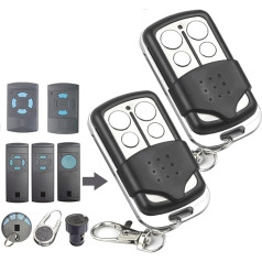 Garage Remote Control Sdre-HSM4 Compatible with 868MHz Hormann HS1HS2 HS4, HSE2 HSM2 HSM4 HSP4, HSD2, HSZ1, HSZ2 Compatible with Blue Button-2 Pack