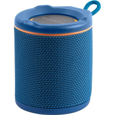 Reflex Active Chill Outdoor BT Speaker, Shockproof, Waterproof, 5 Watt, Blue Rubber Paint with Band Logo