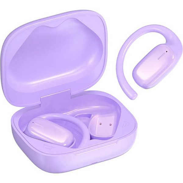 Open Outer Ear Gym Headphones Wireless Earbuds With Ear Hooks Over Ear Air Bone Conduction Bluetooth Headphones Sports Earphones Wireless Ear Hanging Bluetooth Headset Open Ear Phones for Runners Kids