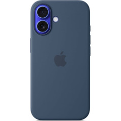 Silikona futrālis ar magsafe priekš iphone 16 - džinsa audums