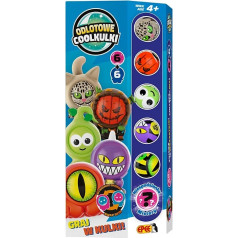 Coolballs figūriņa - 6 bumbiņas + 6 apģērbi - totem box blue