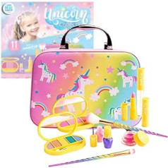 Make it Up Unicorn Collection - Washable - Non-Toxic - Safe Makeup Set for Children Makeup for Girls