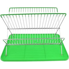 Tubayia Foldable Stainless Steel Dish Draining Rack Rack for Outdoor Camping Picnic