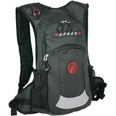 Bag Street Waterproof Backpack for Motorcycle, Biker, Bicycle, Sports, Outdoor - Black, matt black