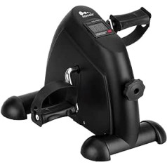 himaly Mini Bike Exercise Bike, Arm and Leg Trainer, Pedal Trainer for Seniors and Boys, Muscle Building, Endurance Training, Various Resistance Levels, Training Device for Home and Office