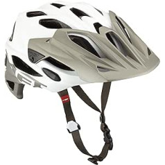 MET Fahrradhelm Parabellum HES Matt, White/Grey, 59-62 cm