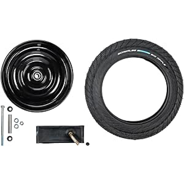 Schwalbe 50-203 AV Klaufix 12 1/2 Inch Wheel Set Black