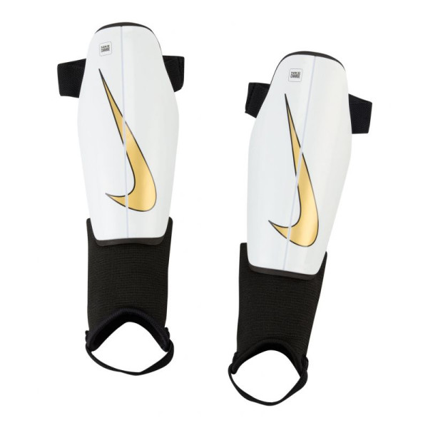 Nike Charge Jr DX4610-101 / S (150-160cm) futbola apakšstilbu aizsargi