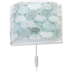 Dalber Children's Wall Light Clouds Green 41418H E27