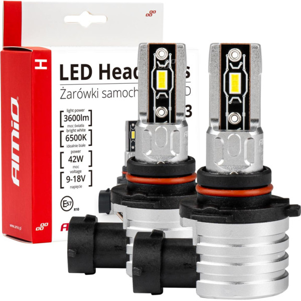 LED car bulbs h-mini hb3 9005 amio-03334