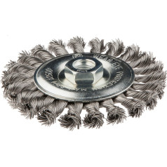 Graphite Wire disc brush 125 mm x M14, INOX