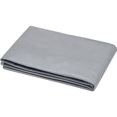 Lovely Casa - Duvet Cover - Size 140 x 200 cm - 100% Cotton - Mouse Colour - Model Eden - Bed Linen for Home - Soft and Comfortable - Ideal for Single Bed - Unisex