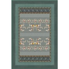 Bassetti Plaid Orosei G1 aus Baumwolle Mako-Satin in der Farbe Grau, Maße: 135cm x 190cm, 9324089