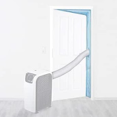 Sichler Exclusive Door Seal Air Conditioner: Universal door seal for mobile air conditioning systems with exhaust hose (door outlet for air conditioning).