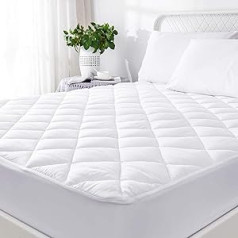 DreamNights 100% Cotton Luxury Hotel Quality Mattress Protector 40cm Extra Deep Non Allergenic and Breathable Super Soft Mattress Topper Small Double (4ft x 75