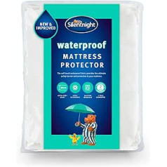 Silentnight Waterproof Mattress Protector - Luxurious Super Soft Padding Protects Your Bed From Spills, Hypoallergenic, Machine Washable