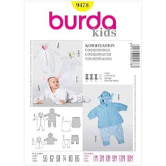 Patron de Couture Burda B9478 Décor 19 x 13 cm