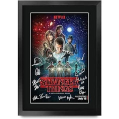 HWC Trading A3 Framed Signed Printed Autographs Picture Print Photo Display Gift For TV Show Fans