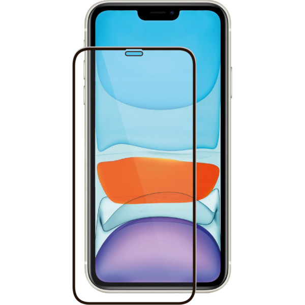 Fusion 5D glass aizsargstikls pilnam ekrānam Apple iPhone 13 Pro Max melns