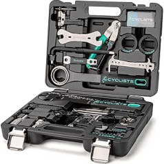 27 Piece Bicycle Tool Set - Bicycle Repair Kit - Mountain Road Bike Repair Kit with Storage Case