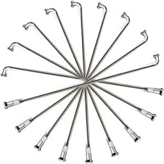 Pack of 74 Spokes 275 mm Reinforced Nirosta 2,34 mm including Brass Nipple