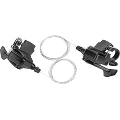 Alomejor 1 Pair Bicycle Gear Lever 3 x 7 / 8/9 Speed Bicycle Gear Shift Lever Left/Right Bicycle Rear Derailleur for Outdoor Cycling MTB Mountain Bike (3 x 8 Speed)