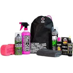 Muc-Off Ultimate Commuter Kit - Essentials for Maintaining Your Bike and Puncture Protection - Includes Bike Cleaner and B.A.M. Instant Puncture Repair