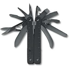 VICTORINOX Swiss Tool Spirit MXBS 26 Function Swiss Made Multi-Tool with Locking Blade Black with Case