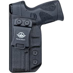 Taurus G3 holster IWB Kydex holster custom fit: Taurus G3 9 mm / .40 pistol - inner waistband concealed carry - Adj. Cant retention - Mag-Button cover - extended input - no wear, no jitter